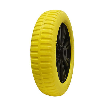 Колесо з шиною в зборі 39-10E STARCO FLEX ICORE 2 YELLOW+GO 35x73.5 Black 55A1