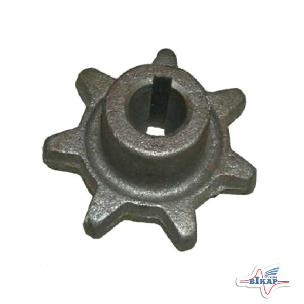 Звездочка (z=7,d=25, t=38) одностор. зернового и колосового шнека Нива Нива-Эффект 