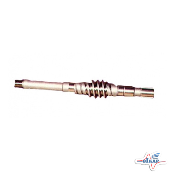 Червяк рулевого управления (L=323 мм, 6 шл.) МТЗ-80 (пр-во БЗТДиА)