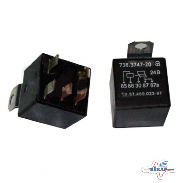 Реле стартера КамАЗ, МАЗ (ан. РС-530) (24В) (РелКом)