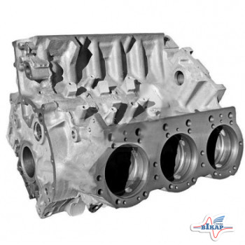 Блок цилиндров (н/обр) (корот. гильза) ЕВРО-1 ЯМЗ-236НЕ (пр-во ЯМЗ)