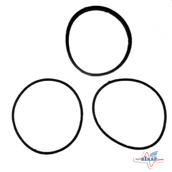 Кольцо гильзы уплотнительное (п/к 3 шт) ЯМЗ, А-01, -41 (пр-во Украина)