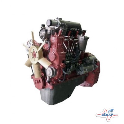 Двигатель ПАЗ-3205 (122,4 л.с.) (90 кВт) (без генератора, НШ и вентил.) (пр-во ММЗ)