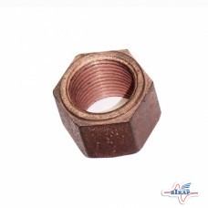 Гайка шпильки крепления головки (М16х1,5) омедн. (пр-во ЯМЗ)