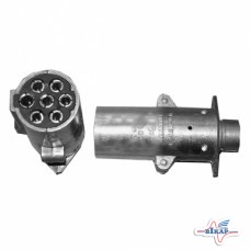 Вилка разъёма ПС325 (Винница) (7 "мама") МАЗ, КамАЗ