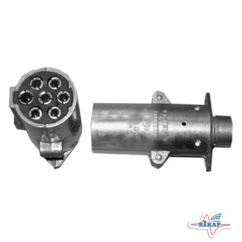 Вилка разъёма ПС325 (Винница) (7 "мама") МАЗ, КамАЗ