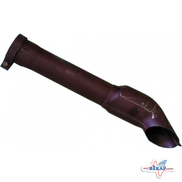 Труба выпускная с хомутом