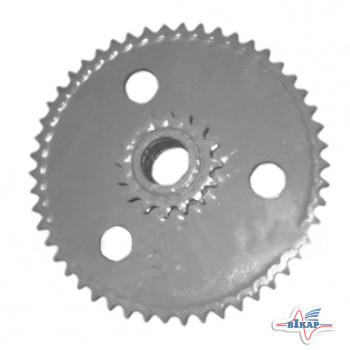 Блок звездочек z=50/16 t=19,05 (устройство предохранительное привода мотовила ) Дон-1500А/Б Вектор