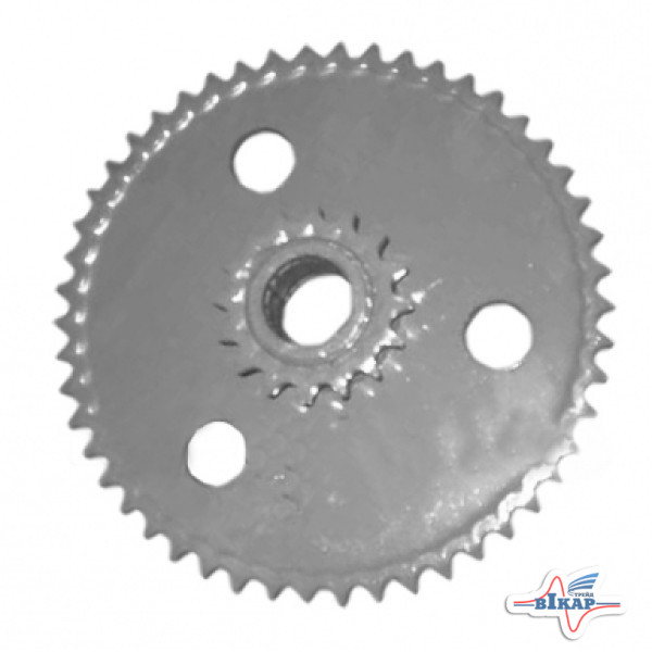 Блок звездочек z=50/16 t=19,05 (устройство предохранительное привода мотовила ) Дон-1500А/Б Вектор