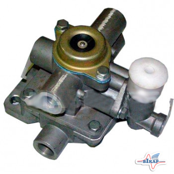 Воздухораспределитель торм. прицепа с краном расторм. МАЗ (БЕЛОМО)