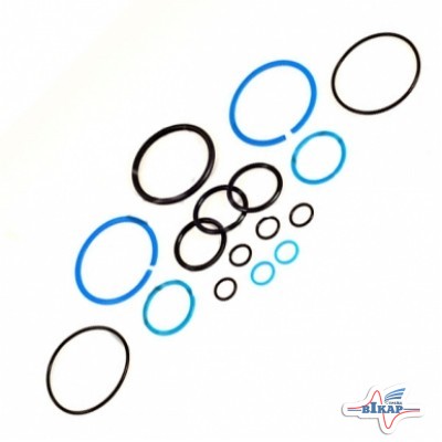 Р/к гидроцилиндра поворота (кольца) (нов. обр.) Т-150К, ХТЗ-17221 (пр-во Украина)