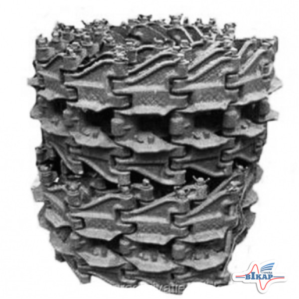 Гусеница ДТ-75 в сб. 2шт. (левая+правая) (к-т 84шт)