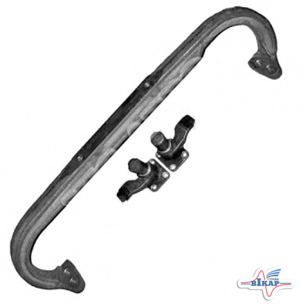 Опора двигателя передняя (овальная) (дв. ЯМЗ) в сб. (с кронштейнами) Т-150, ХТЗ (пр-во Украина)