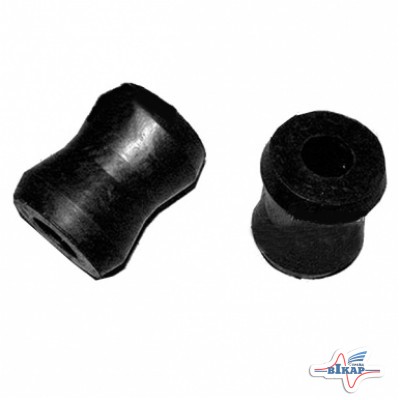 Втулка амортизатора (резина, двойная) МАЗ-4370