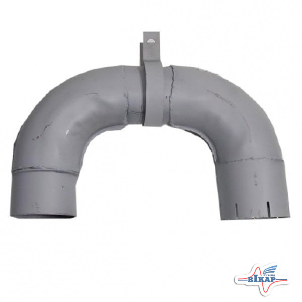 Труба приемн. (нижн. колено под верх. выхл.) ЕВРО (МАЗ)