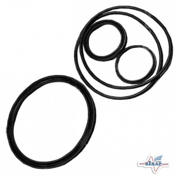 Р/к гидроцилиндра подъема плапформы (РТИ) КрАЗ-6510, 256Б