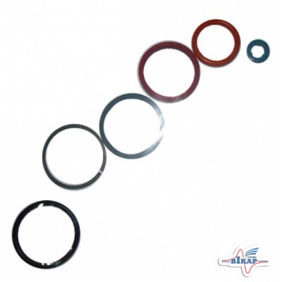 Комплект колец уплотнит. инжектора (на 1 форсунку) (двиг. DETROIT) МТЗ-3022 (пр-во США)