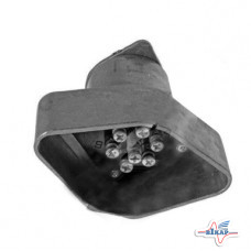 Розетка разъёма ПС325 (7 "папа") МАЗ, КамАЗ (Винница)