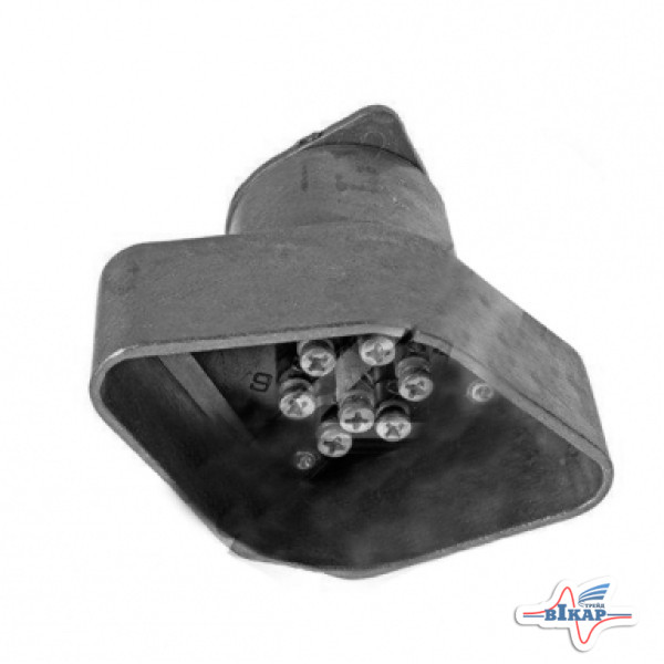 Розетка разъёма ПС325 (7 "папа") МАЗ, КамАЗ (Винница)