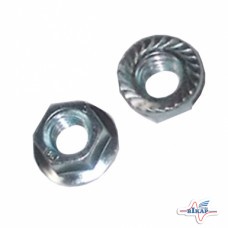 Гайка M10 X 1.5 фланцевая крепления противор. пальца, JD600/Sunbi