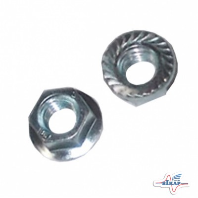 Гайка M10 X 1.5 фланцевая крепления противор. пальца, JD600/Sunbi