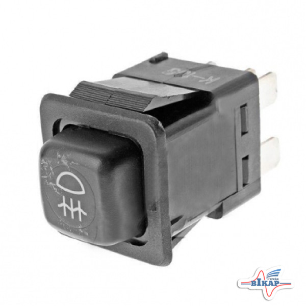 Переключатель (кнопка корот.) (противотуман. фонарей) МАЗ (пр-во Россия)