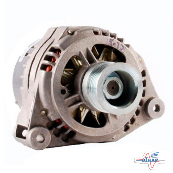 Генератор (28В, 80А) (поликлиновой ремень) ЯМЗ-7511, 7601