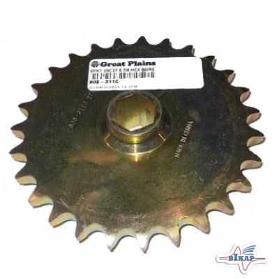 Звездочка (6-гран.) 50C27 X 7/8 приводная, GP