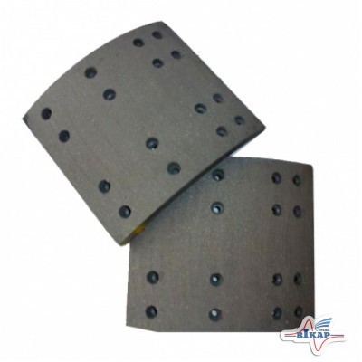 Накладка тормозная (анкер) СЗАП-8551 (ось L1, 8т)