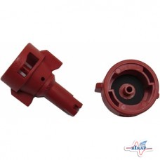 Наконечник плоскоструйный красный полимерный с всасыванием воздуха, Teejet