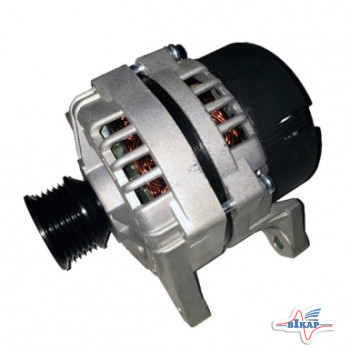 Генератор (28В, 90А) (поликлиновой ремень) ЯМЗ-7511, 7601 (JUBANA, Литва)