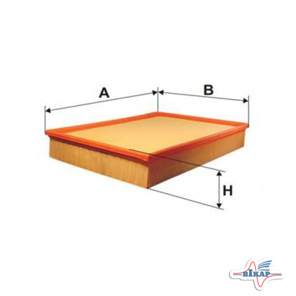 Элемент фильтра воздушного (LX1845), Mercedes Sprinter II; Volkswagen Crafter