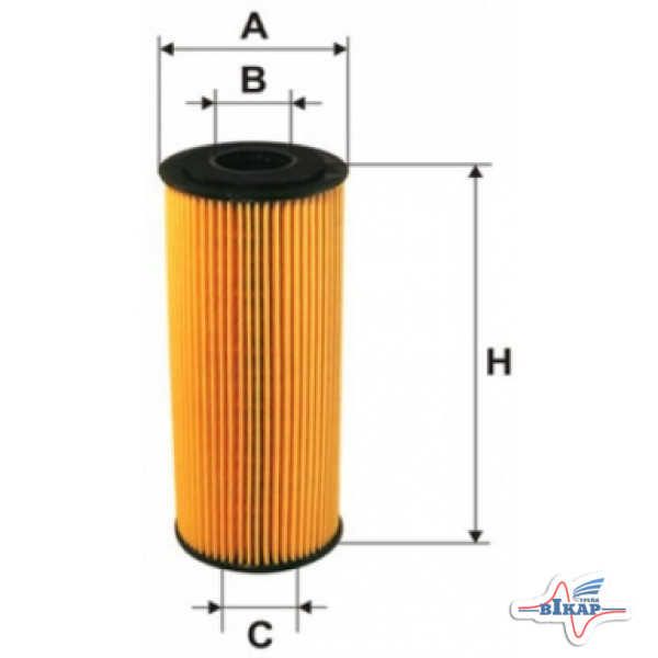Элемент ф-ра масляного (OX143D) Volkswagen Bora, Caddy II, Crafter, Golf IV (WIX)