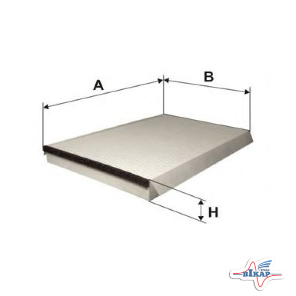 Элемент ф-ра воздушного салона (LA307), Volkswagen Crafter (WIX)