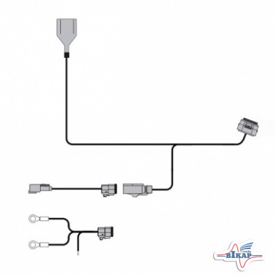 Кабель подключения от DCM-300G к приемнику 372 (Trimble)