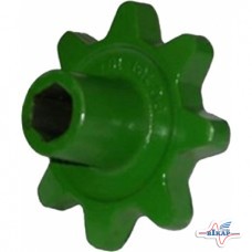 Звездочка z=8 (верхняя привода цепи колосового элеватора), JD9500/9640-9780