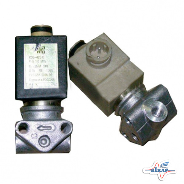 Электропневмоклапан (блокиров.) (ан. КЭБ-420С) (байонет. разъем) МАЗ