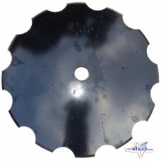 Диск бороны, ромашка D=610 мм, d=52,5 мм (1905-24" 6,5 мм MR52.5), Bellota), JD2620, 2623, 2625 Disk