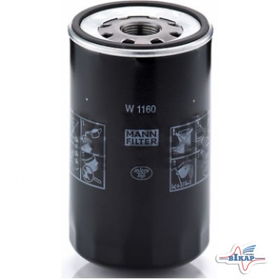 Фильтр масляный W1160 (MANN)