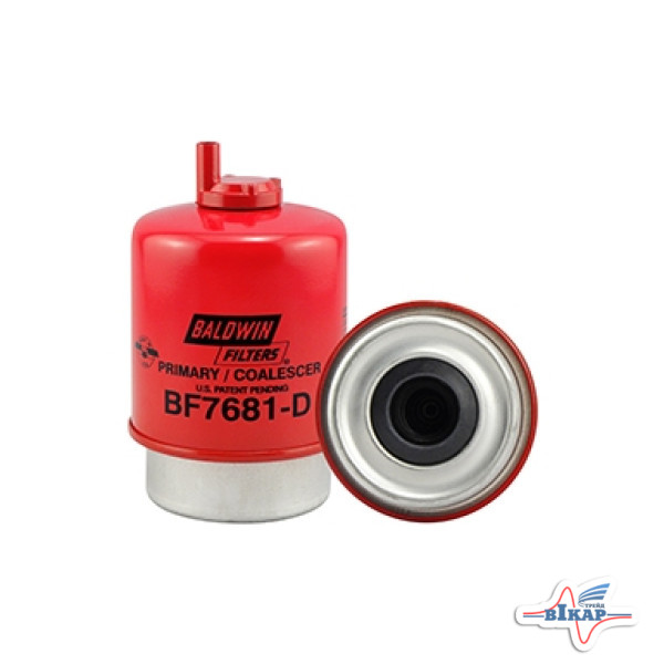 Фильтр гр/очистки топлива (836859302/836862500/RE62423/RE508633/RE65431), MF34-40, JD (Baldwin)