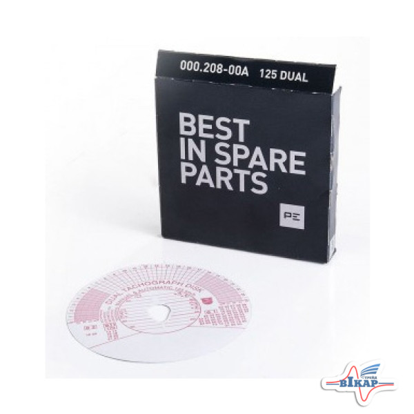 Карта тахографа 125мм (Peters) упаковка (100 шт)