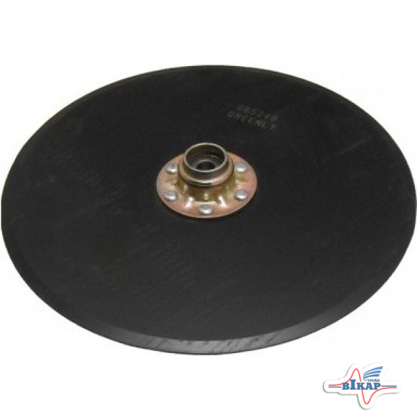 Диск сошника в сб. 381x3 (с колп.) (AA37474/GA2013/GA8324/AA20242/AA53860/700732973), JD, Kinze