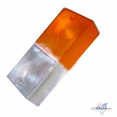Стекло фонаря переднего (нов. обр.) МТЗ-80-3022, КЗС-812, КЗС-1218 (пр-во Украина)