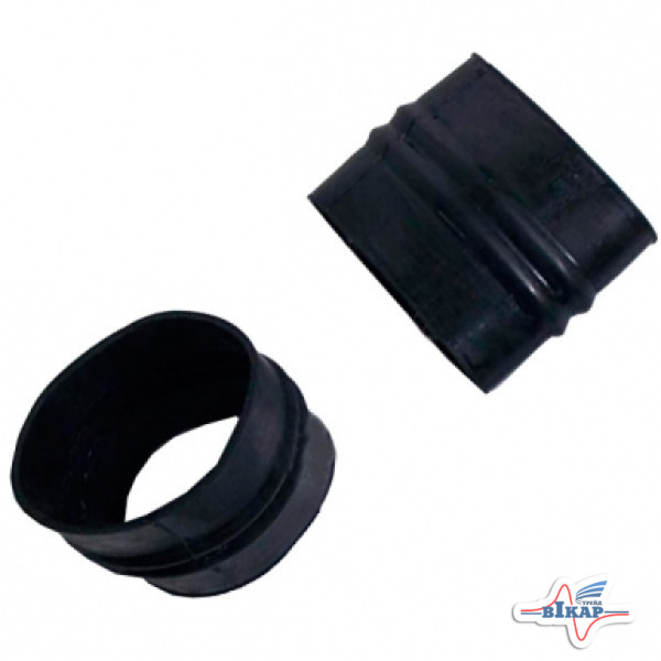 Переходник возд. (гофра горизонтал.)(к "штанам" дв.) МАЗ