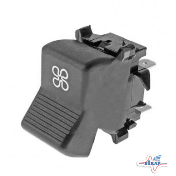 Переключатель (клавиша) вентил. отопителя КамАЗ, МАЗ, ГАЗ, УАЗ (Россия)