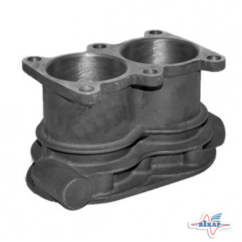 Блок цилин.компрес. (2-х цил.) КамАЗ, МАЗ, ЗиЛ (Россия)