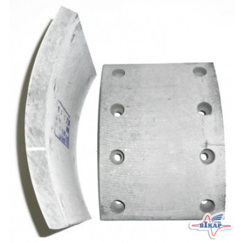 Накладка тормозная (сверлен.) проточ. КамАЗ (УралАТИ)