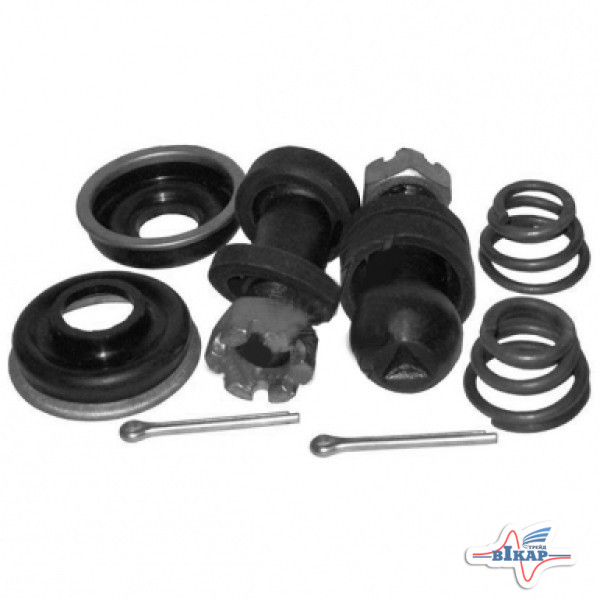 Р/к наконечника рул. тяги (палец+сухари+пружина+пыльник) МАЗ