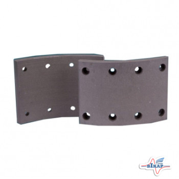 Накладка тормозная ЕВРО (сверлен.) проточ. КамАЗ (УралАТИ)