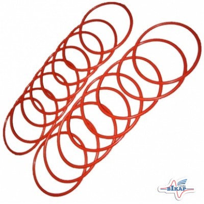Кольцо гильзы нижнее (толстое) (красное) КамАЗ